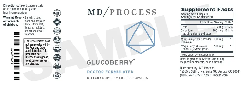 GlucoBerry facts